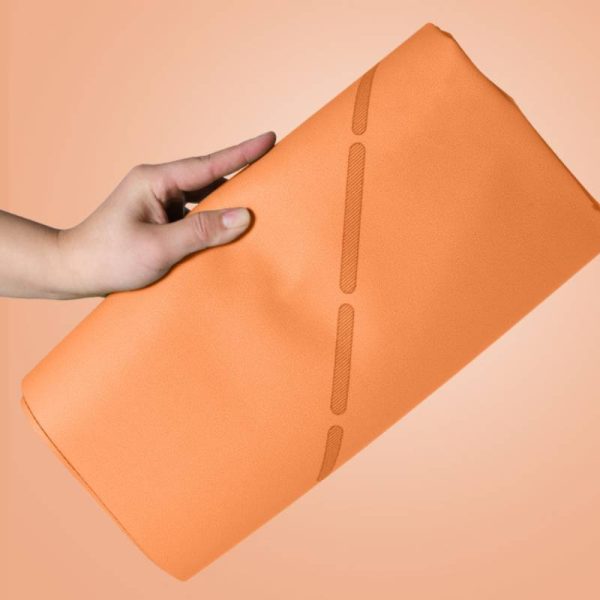Rubber yoga mat foldable portable thin anti-slip mat professional 1.5 yoga towel