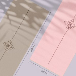 1.5mm thin natural rubber mat pu yoga mat absorbs sweat, non-slip, foldable and portable