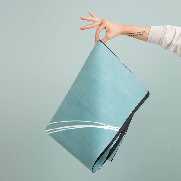 1mm thin rubber foldable romantic printed yoga mat