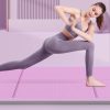 6mm thickened TPE material shock-absorbing anti-slip foldable yoga mat