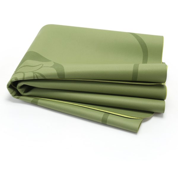 Coconut fiber triple anti-slip frosted foldable yoga mat