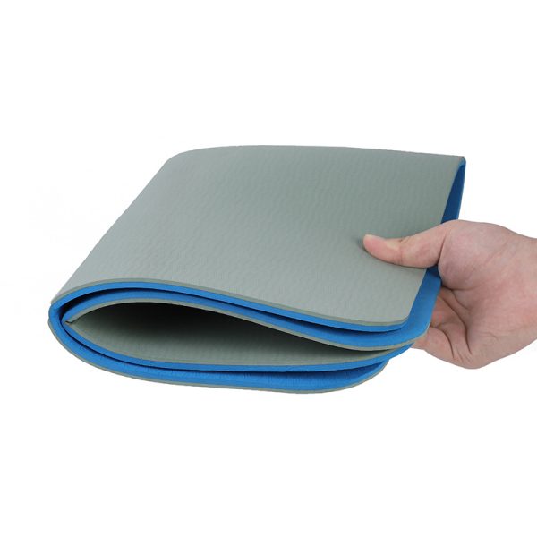 Foldable yoga mat TPE material portable fitness floor mat non-slip