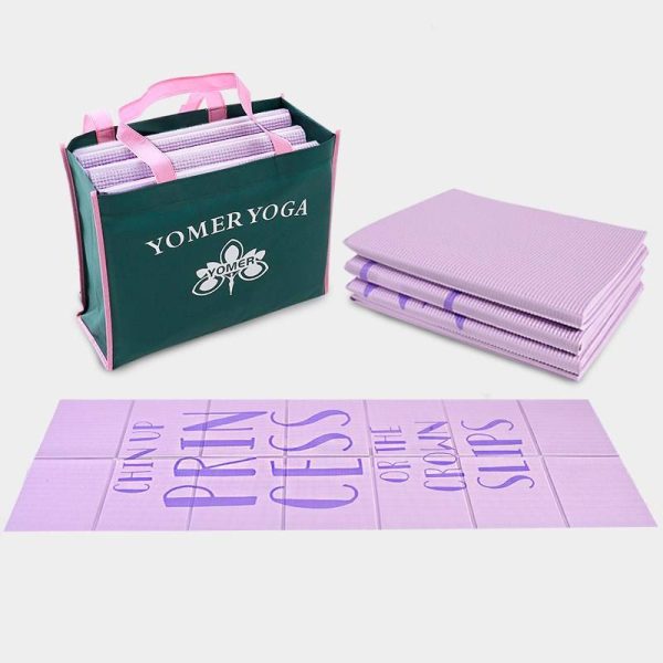 Lightweight, portable and easy to carry yoga mat, clean, simple and odor-free