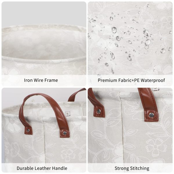 Collapsible Large Capacity Reinforced Laundry Basket