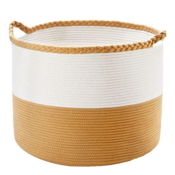 Super Large Woven Blanket Storage Laundry Basket