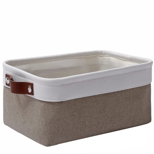 3 Pack Large Foldable Fabric Storage Haundry Baskets