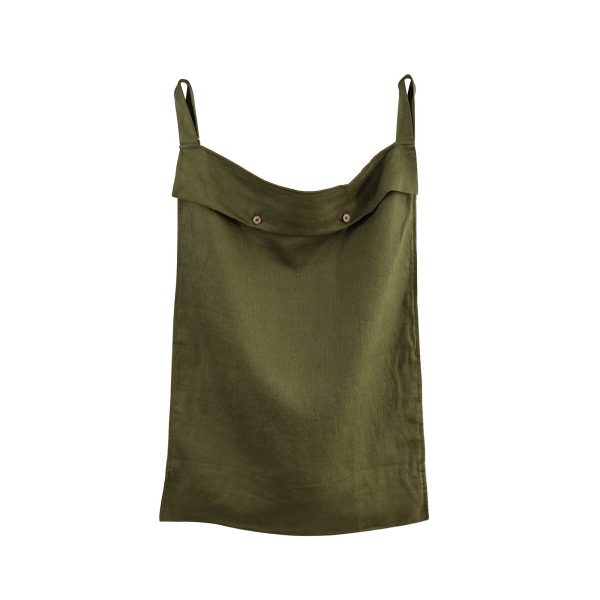 Linen Hanging Saving Laundry Hamper Bag