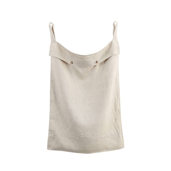 Linen Hanging Saving Laundry Hamper Bag