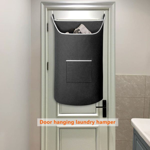 Large Openging Hanging Laundry Hamper Bag