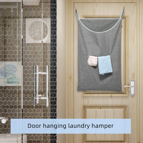 Large Openging Hanging Laundry Hamper Bag