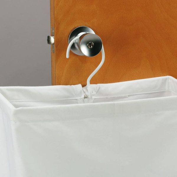 Hanging Cotton Canvas Laundry Hamper Bag