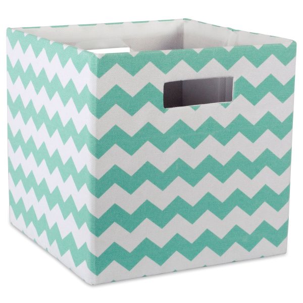 Large Collapsible Polyester Storage Cube Laundry Basket