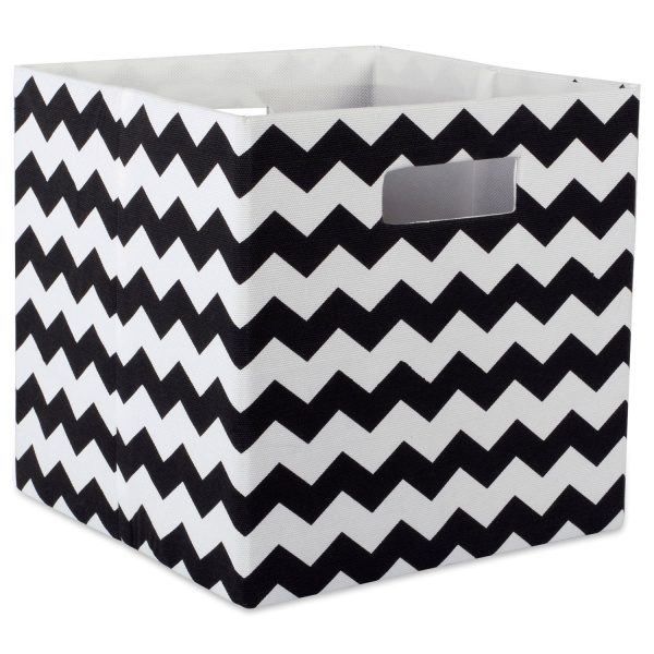 Large Collapsible Polyester Storage Cube Laundry Basket