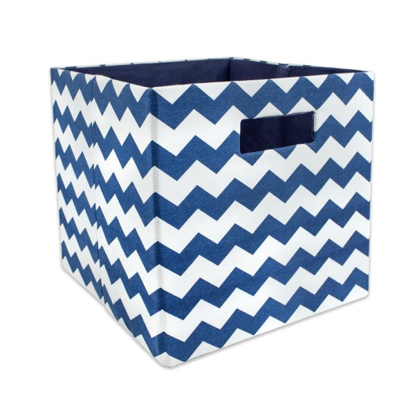 Large Collapsible Polyester Storage Cube Laundry Basket