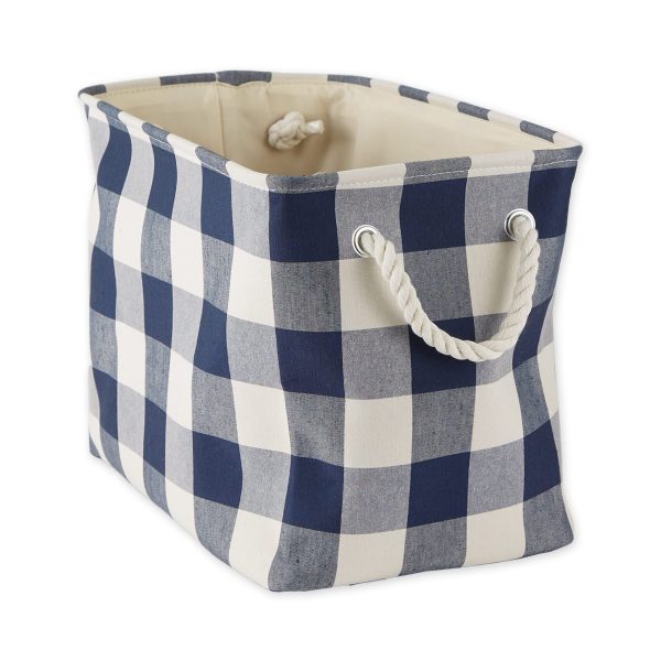 Buffalo Check Medium Rectangle Storage Haundry Basket
