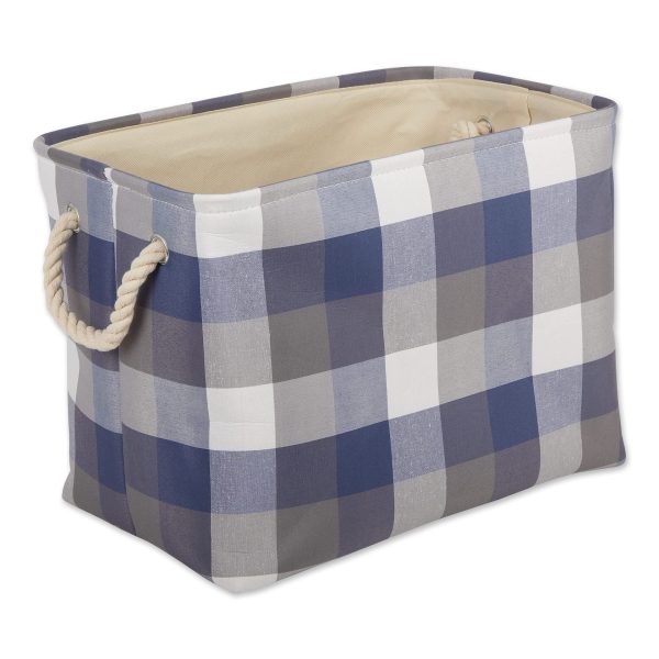 Buffalo Check Medium Rectangle Storage Haundry Basket