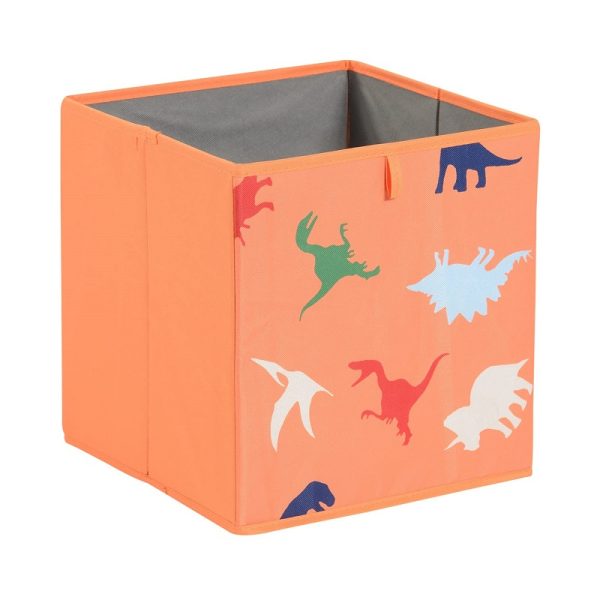 6 Pack Collapsible Fabric Storage Cube Laundry Basket