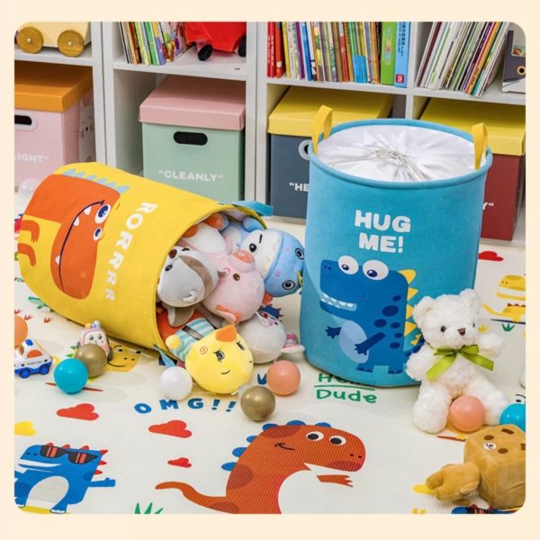 Waterproof Dinosaur Kids Storage Laundry Basket