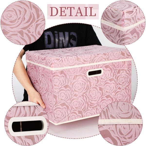 6 Pcs Large Foldable Clothes Storage Laundry Baskets