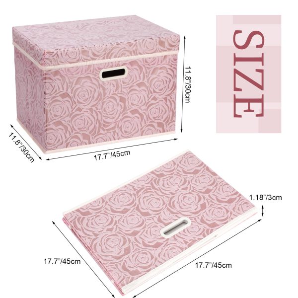6 Pcs Large Foldable Clothes Storage Laundry Baskets