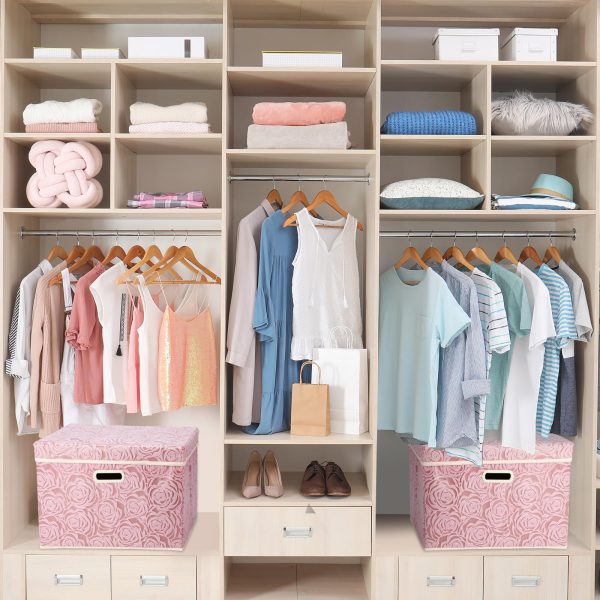 6 Pcs Large Foldable Clothes Storage Laundry Baskets