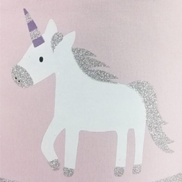 Collapsible Convenient Pink Unicorn Laundry Basket