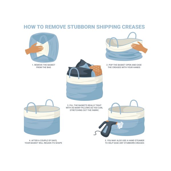 Rainbow Extra Large Woven Laundry Basket