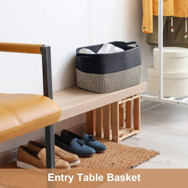 Cube Woven Storage Laundry Basket