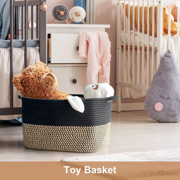 Cube Woven Storage Laundry Basket