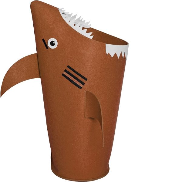 Large Glow In The Dark Shark Laundry Basket
