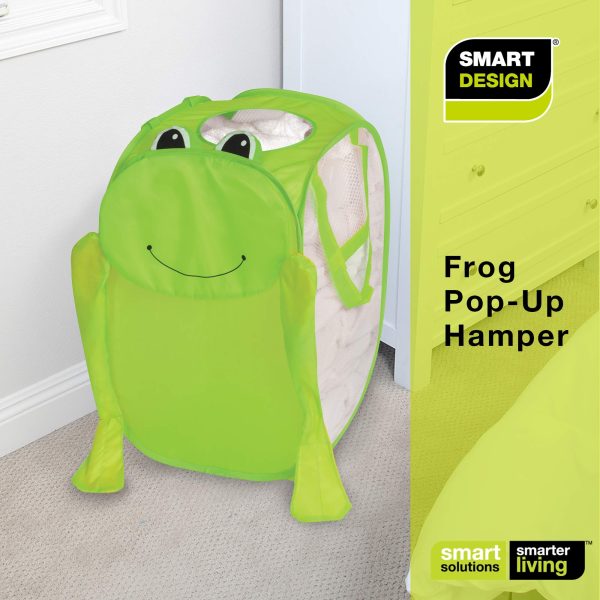 Foldable Pop Up Frog Laundry Basket