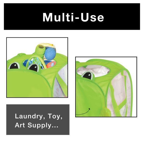 Foldable Pop Up Frog Laundry Basket
